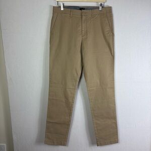 J.Crew Stretch Chino Khaki Men’s 770 Straight Fit Stretch Pants Size 32x34 NWT